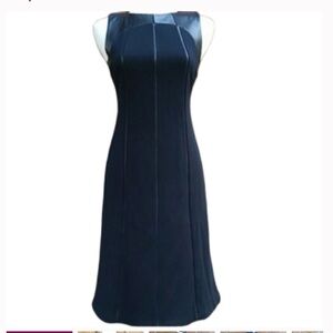 Chado Ralph Rucci Mid Calf Wool Leather Dress Size 6